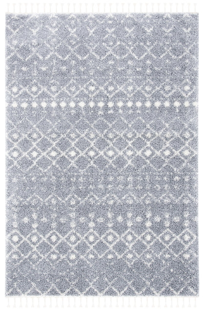 Safavieh Berber Fringe Shag Bfg516G Light Grey/Ivory Area Rug