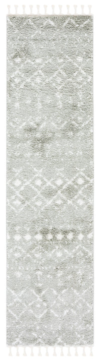 Safavieh Berber Fringe Shag Bfg516W Sage/Ivory Area Rug