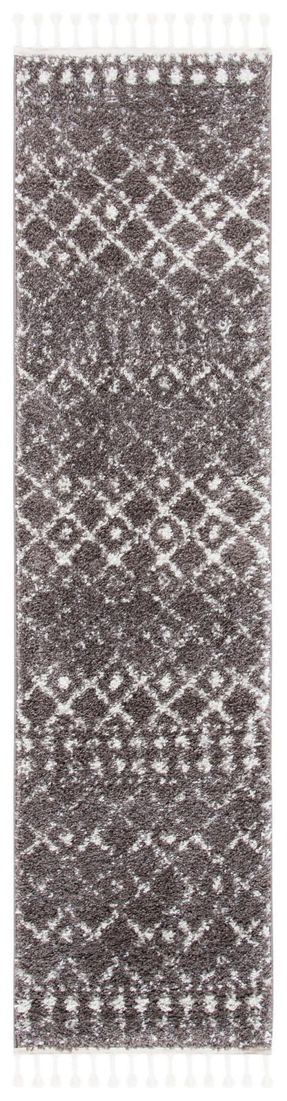 Safavieh Berber Fringe Shag Bfg519T Brown/Ivory Area Rug