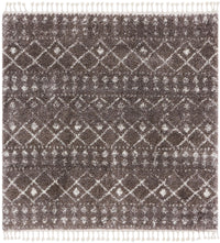 Safavieh Berber Fringe Shag Bfg519T Brown/Ivory Area Rug