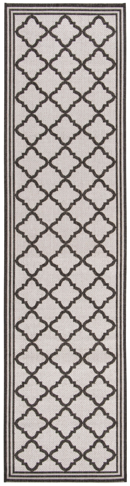 Safavieh Beach House Bhs121A Light Grey/Charcoal Area Rug