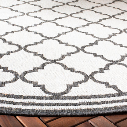 Safavieh Beach House Bhs121A Light Grey/Charcoal Area Rug