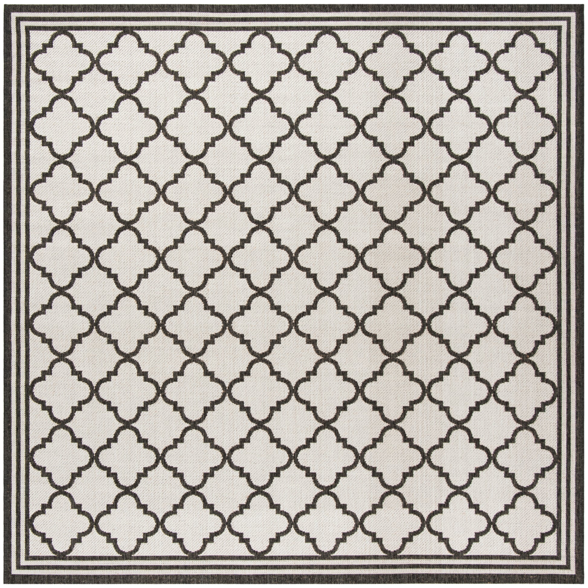 Safavieh Beach House Bhs121A Light Grey/Charcoal Area Rug