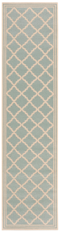 Safavieh Beach House Bhs121K Aqua/Cream Area Rug