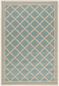 Safavieh Beach House Bhs121K Aqua/Cream Area Rug