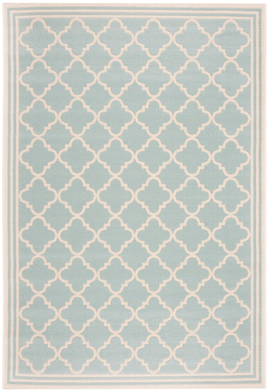 Safavieh Beach House Bhs121K Aqua/Cream Area Rug