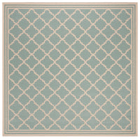 Safavieh Beach House Bhs121K Aqua/Cream Area Rug