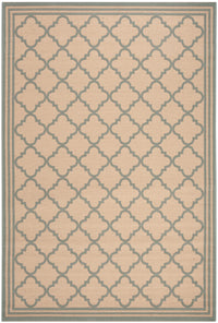 Safavieh Beach House Bhs121L Cream/Aqua Area Rug