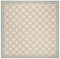 Safavieh Beach House Bhs121L Cream/Aqua Area Rug