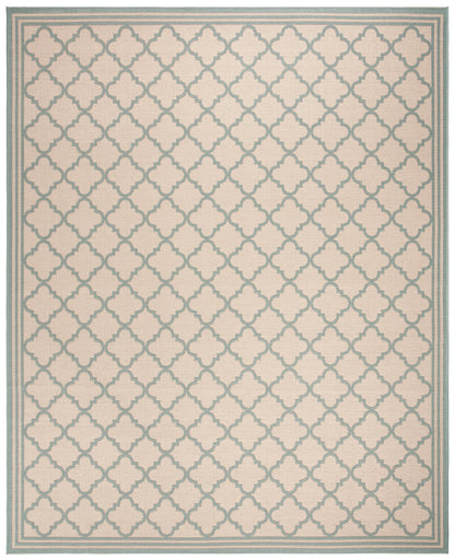 Safavieh Beach House Bhs121L Cream/Aqua Area Rug