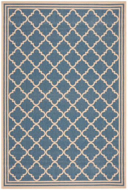 Safavieh Beach House Bhs121M Blue/Creme Area Rug