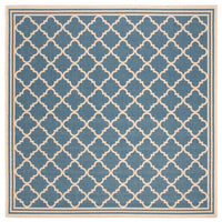 Safavieh Beach House Bhs121M Blue/Creme Area Rug