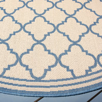 Safavieh Beach House Bhs121N Cream/Blue Area Rug