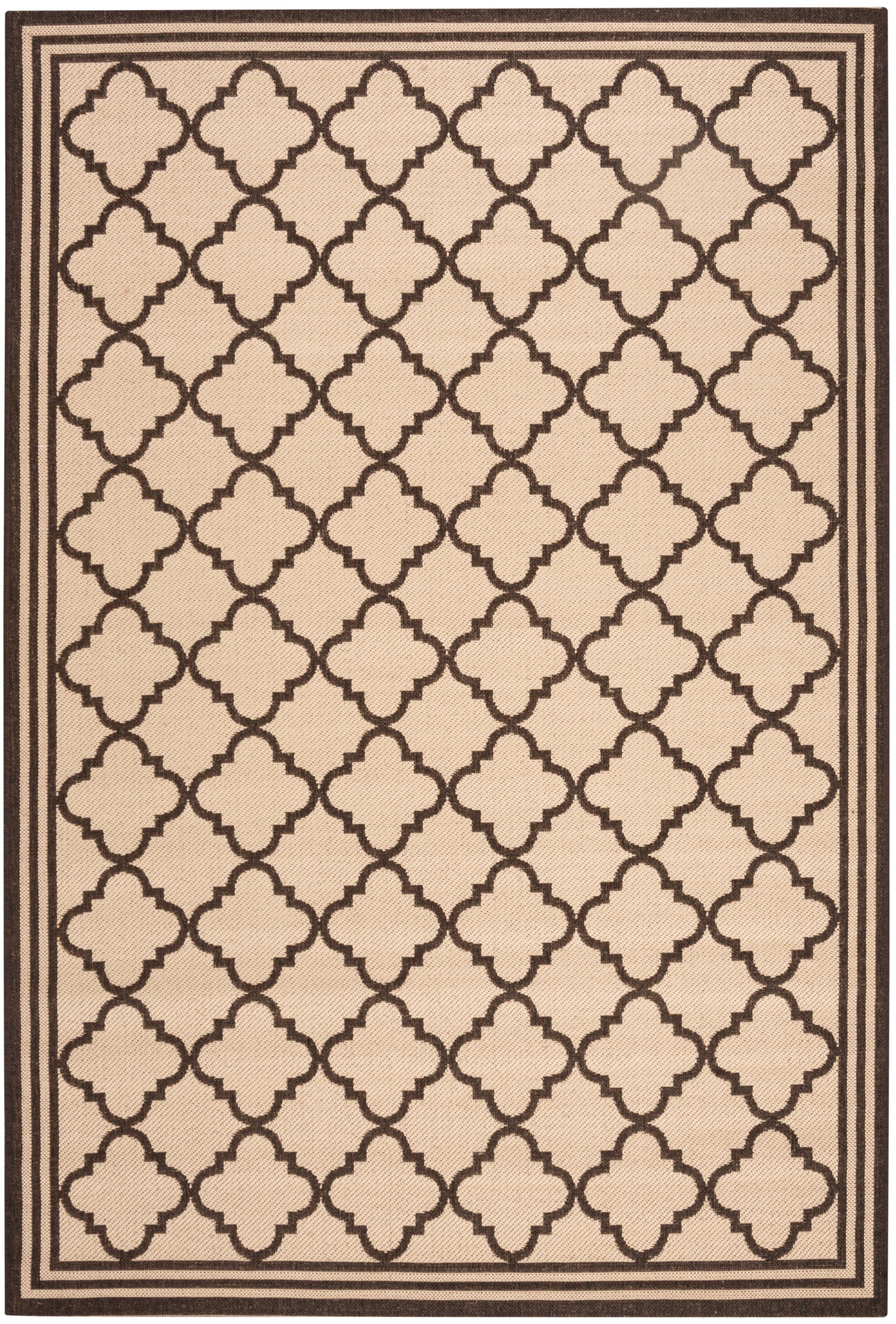 Safavieh Beach House Bhs121U Creme/Brown Area Rug