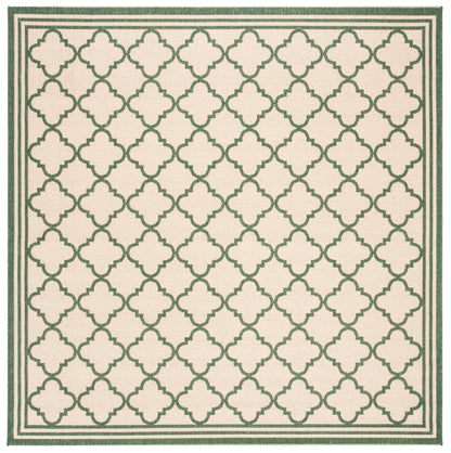 Safavieh Beach House Bhs121W Cream/Green Area Rug