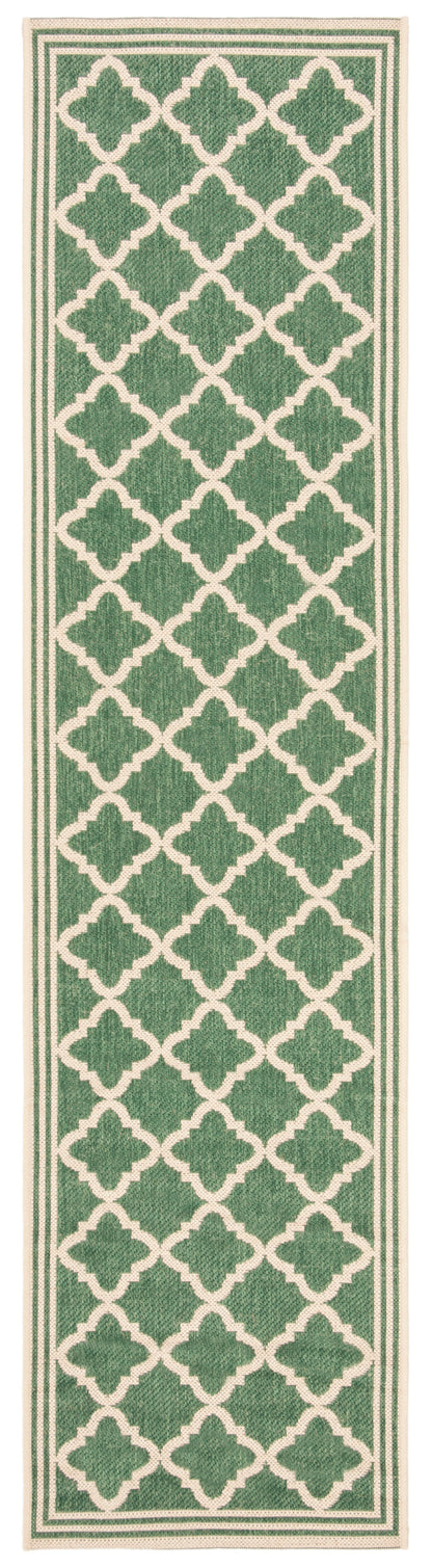 Safavieh Beach House Bhs121Y Green/Creme Area Rug