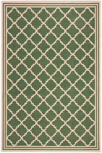 Safavieh Beach House Bhs121Y Green/Creme Area Rug