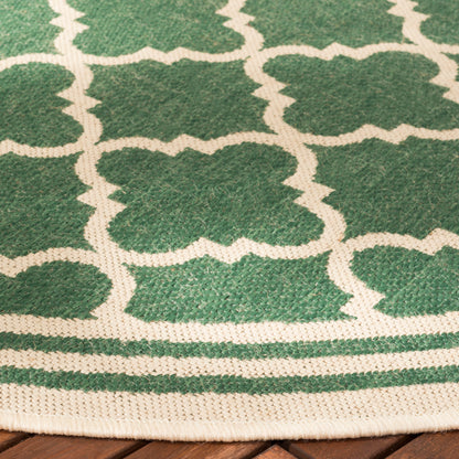 Safavieh Beach House Bhs121Y Green/Creme Area Rug