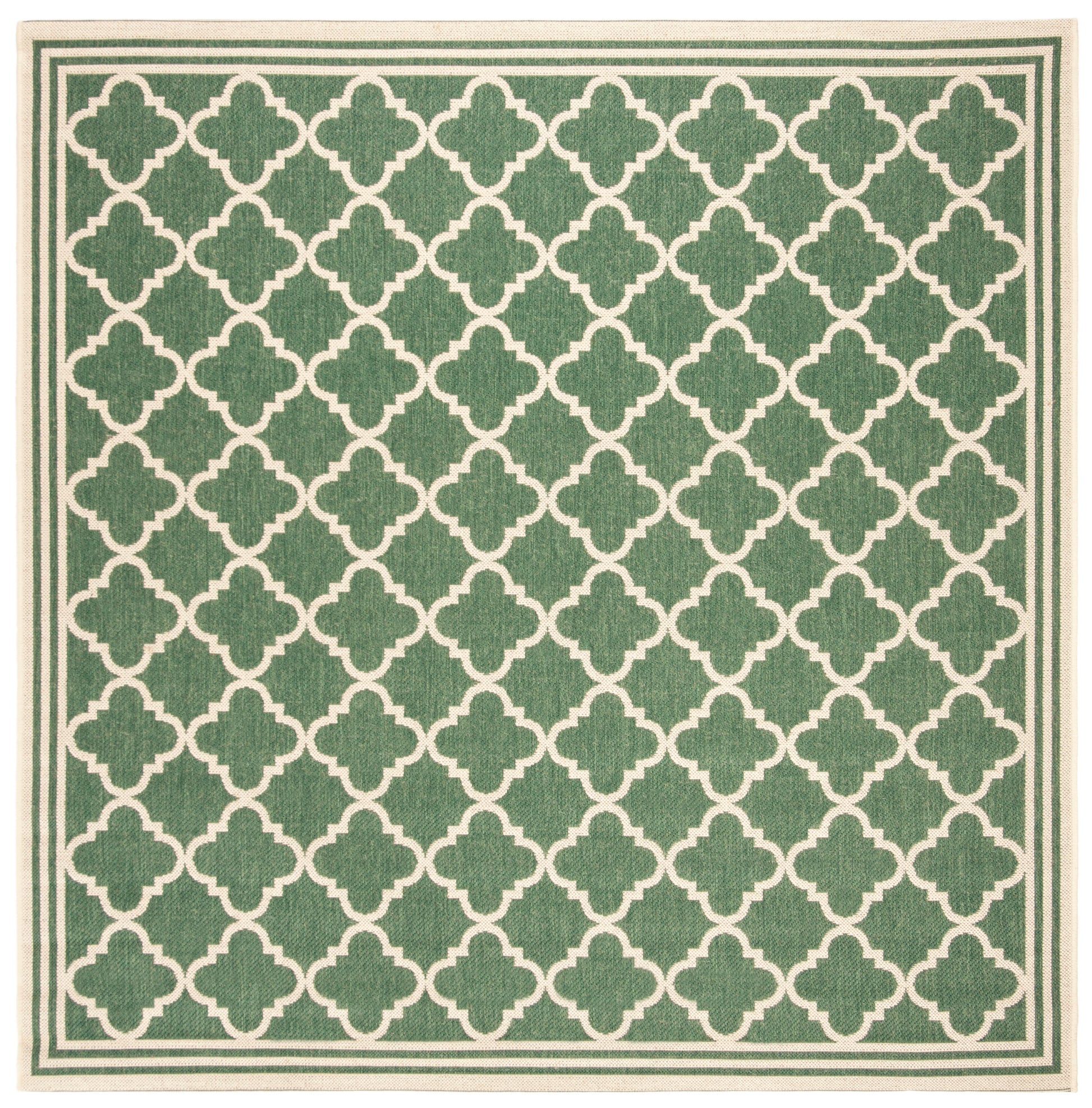 Safavieh Beach House Bhs121Y Green/Creme Area Rug