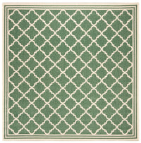 Safavieh Beach House Bhs121Y Green/Creme Area Rug