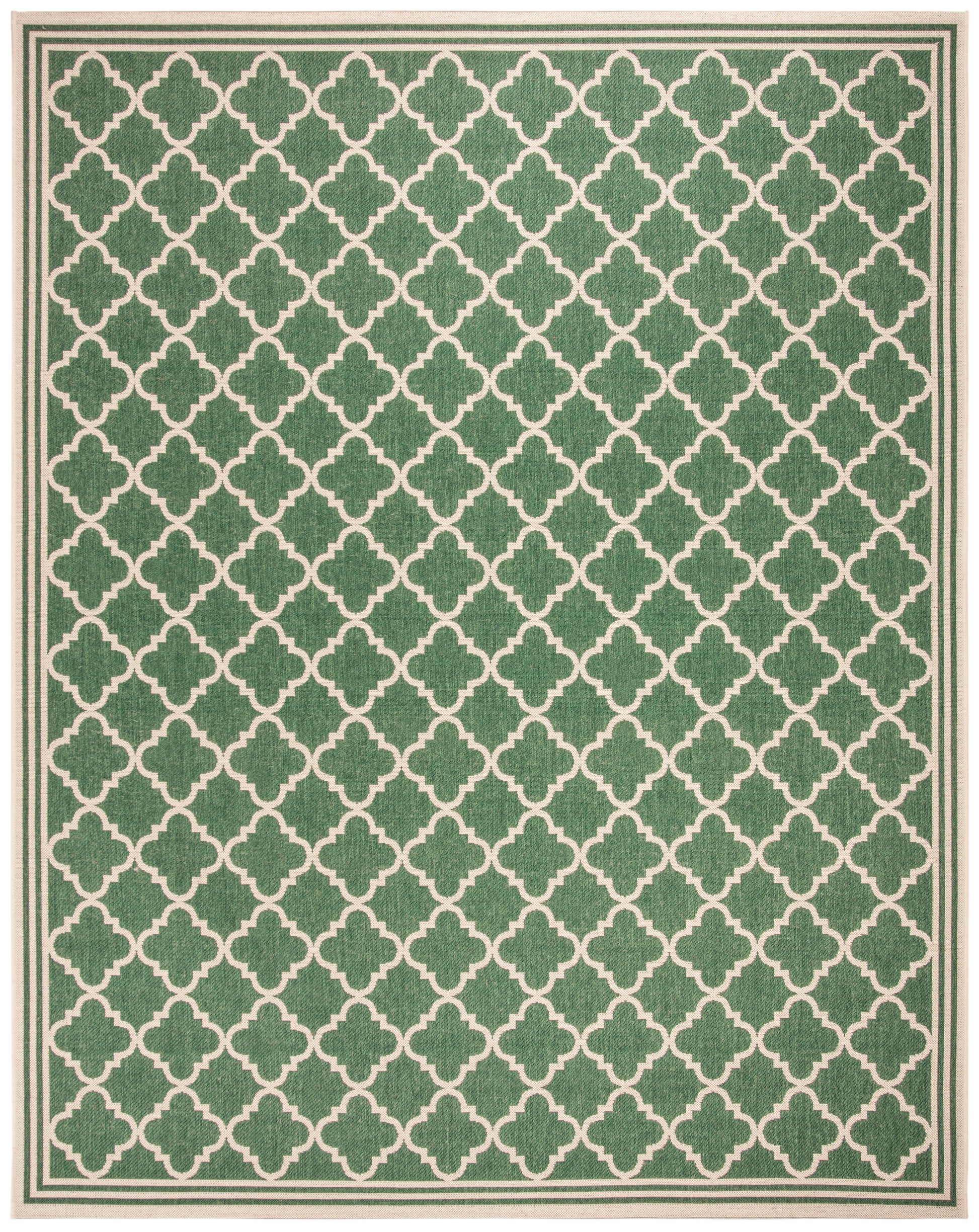 Safavieh Beach House Bhs121Y Green/Creme Area Rug