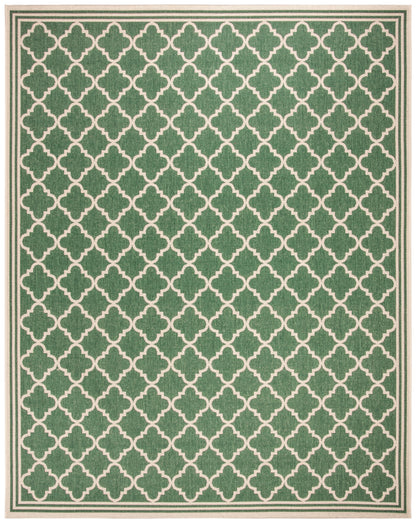 Safavieh Beach House Bhs121Y Green/Creme Area Rug