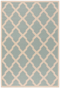 Safavieh Beach House Bhs122K Aqua/Cream Area Rug