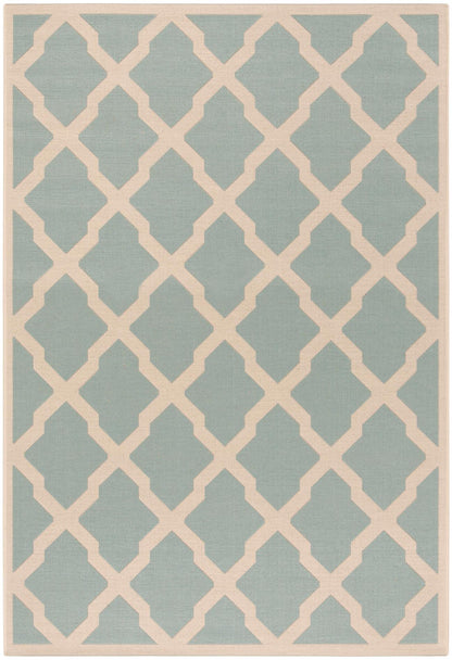 Safavieh Beach House Bhs122K Aqua/Cream Area Rug