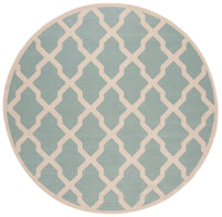 Safavieh Beach House Bhs122K Aqua/Cream Area Rug