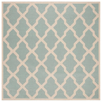 Safavieh Beach House Bhs122K Aqua/Cream Area Rug