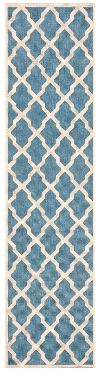 Safavieh Beach House Bhs122M Blue/Creme Area Rug