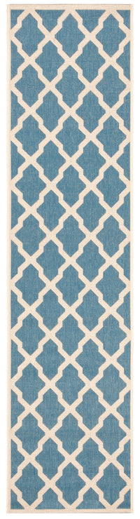 Safavieh Beach House Bhs122M Blue/Creme Area Rug