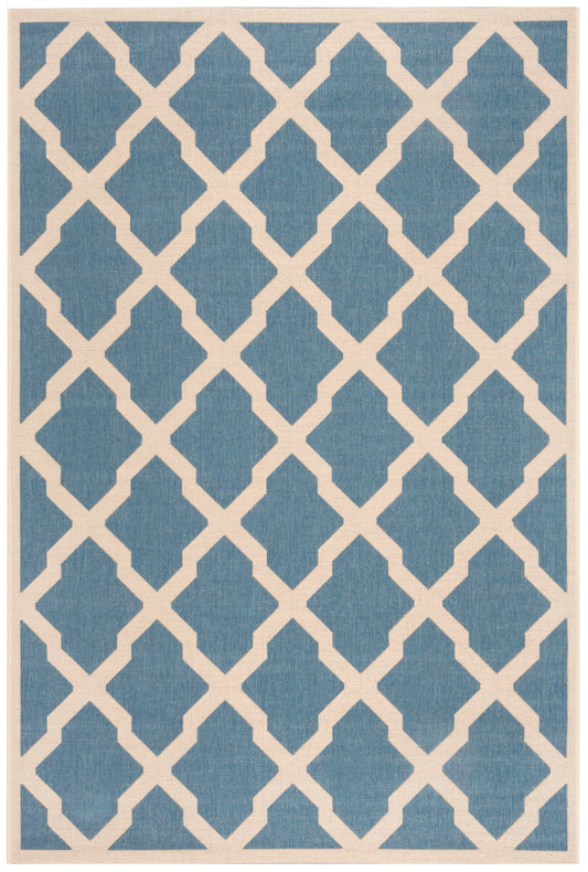 Safavieh Beach House Bhs122M Blue/Creme Area Rug