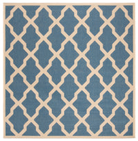 Safavieh Beach House Bhs122M Blue/Creme Area Rug