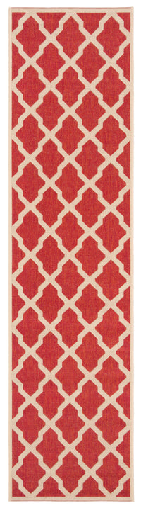 Safavieh Beach House Bhs122Q Red/Creme Area Rug