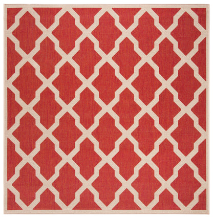 Safavieh Beach House Bhs122Q Red/Creme Area Rug