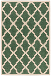 Safavieh Beach House Bhs122Y Green/Creme Area Rug