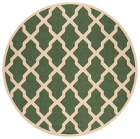 Safavieh Beach House Bhs122Y Green/Creme Area Rug