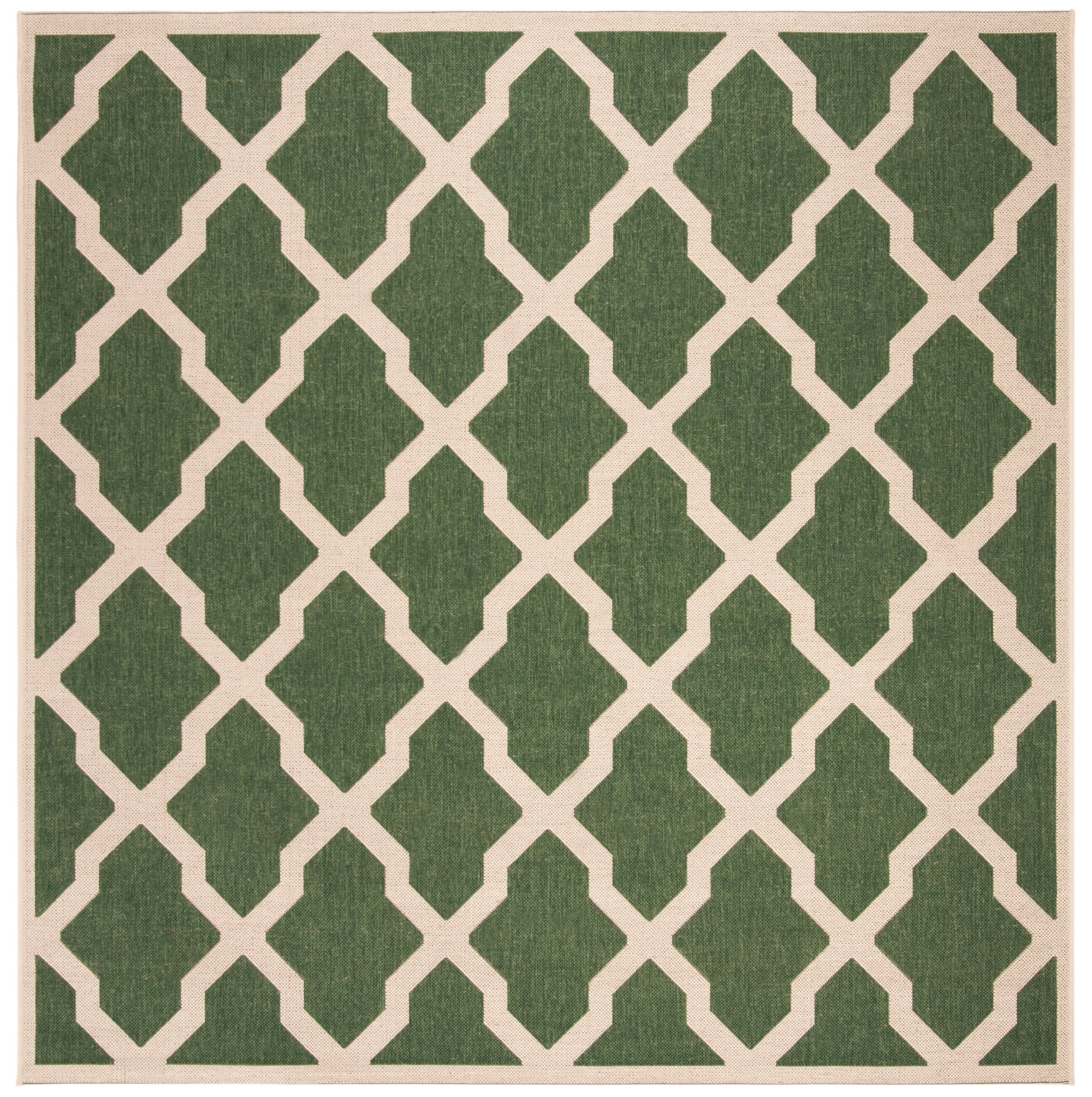 Safavieh Beach House Bhs122Y Green/Creme Area Rug