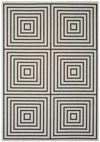 Safavieh Beach House Bhs123A Light Grey/Charcoal Area Rug