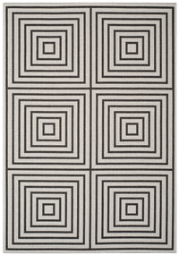 Safavieh Beach House Bhs123A Light Grey/Charcoal Area Rug