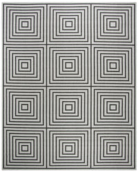 Safavieh Beach House Bhs123A Light Grey/Charcoal Area Rug