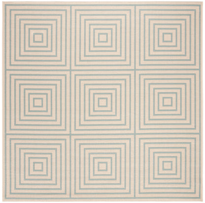 Safavieh Beach House Bhs123L Cream/Aqua Area Rug