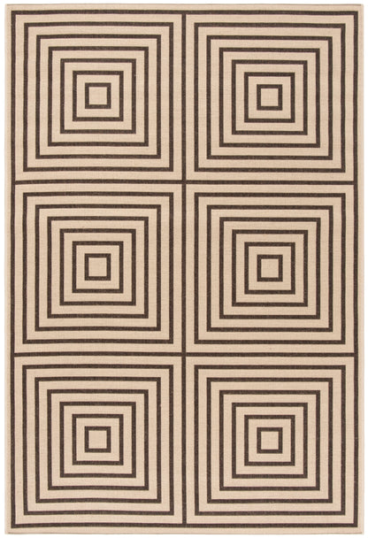 Safavieh Beach House Bhs123U Creme/Brown Area Rug