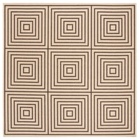 Safavieh Beach House Bhs123U Creme/Brown Area Rug