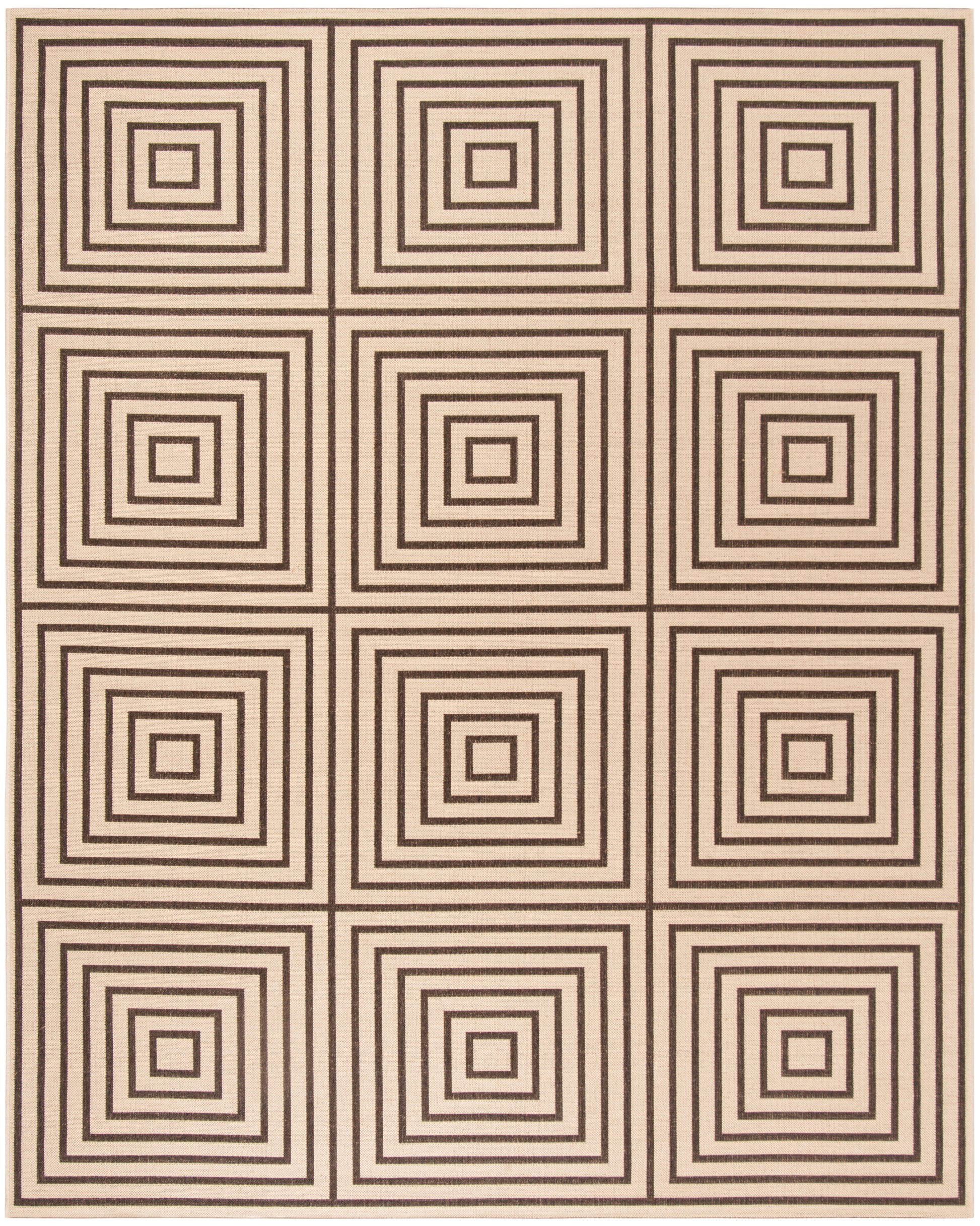 Safavieh Beach House Bhs123U Creme/Brown Area Rug