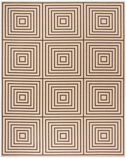 Safavieh Beach House Bhs123U Creme/Brown Area Rug