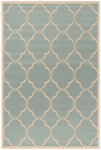 Safavieh Beach House Bhs125K Aqua/Cream Area Rug