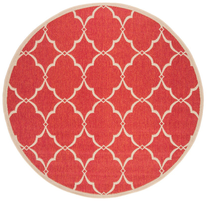 Safavieh Beach House Bhs125Q Red/Creme Area Rug