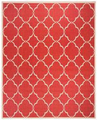 Safavieh Beach House Bhs125Q Red/Creme Area Rug